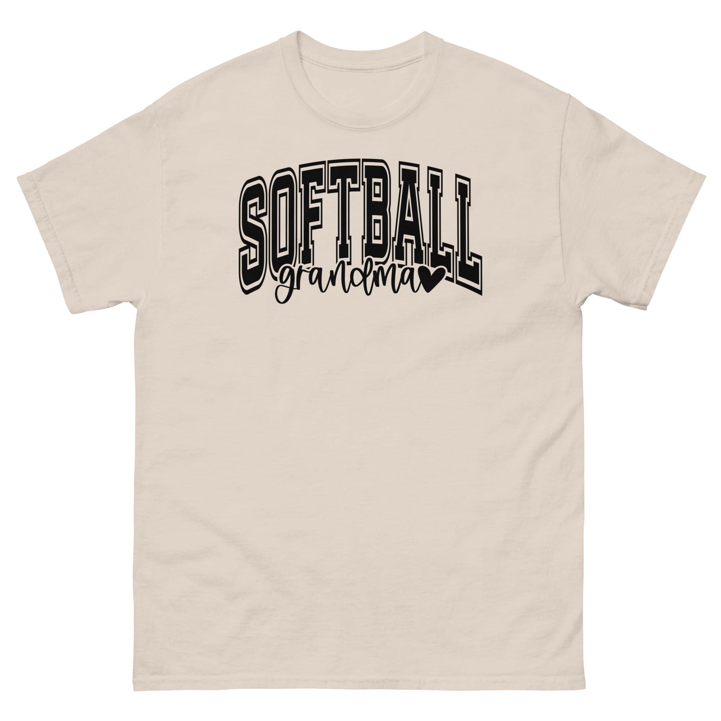 Softball Grandma Shirt – Cute Softball Grandma Tee Natural / S Spirit Gear Collective T-Shirt