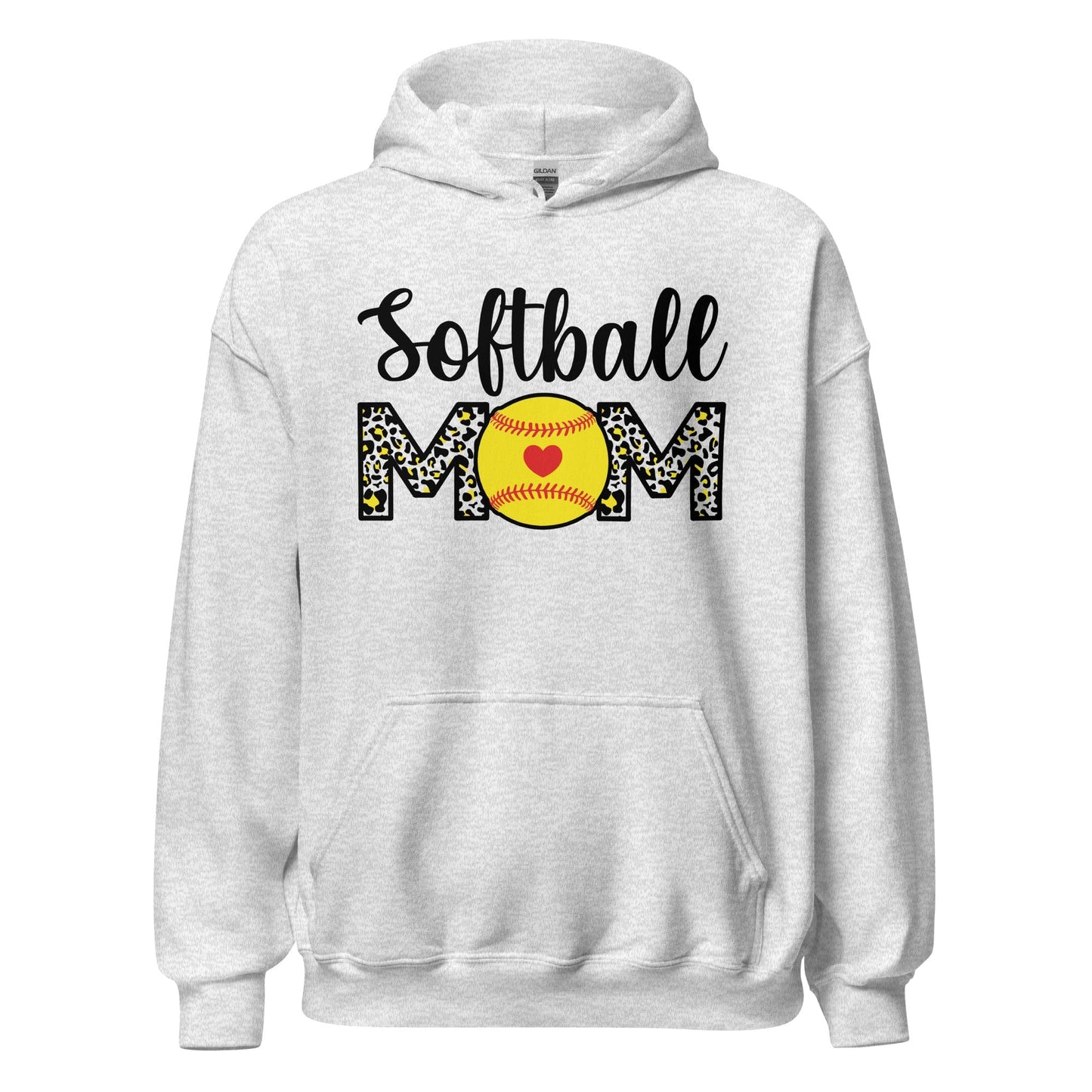 Softball Mom Hoodie Ash / S Spirit Gear Collective Hoodie