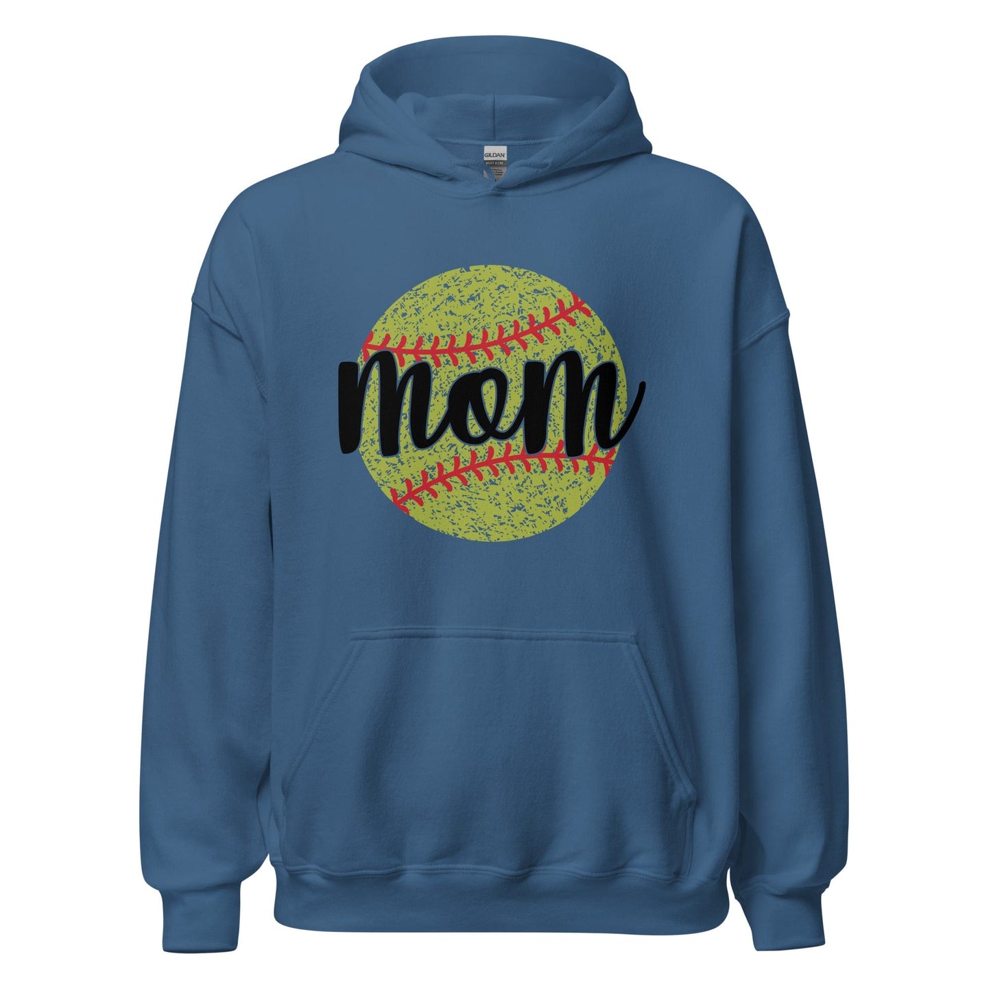 Softball Mom Hoodie Indigo Blue / S Spirit Gear Collective Hoodie