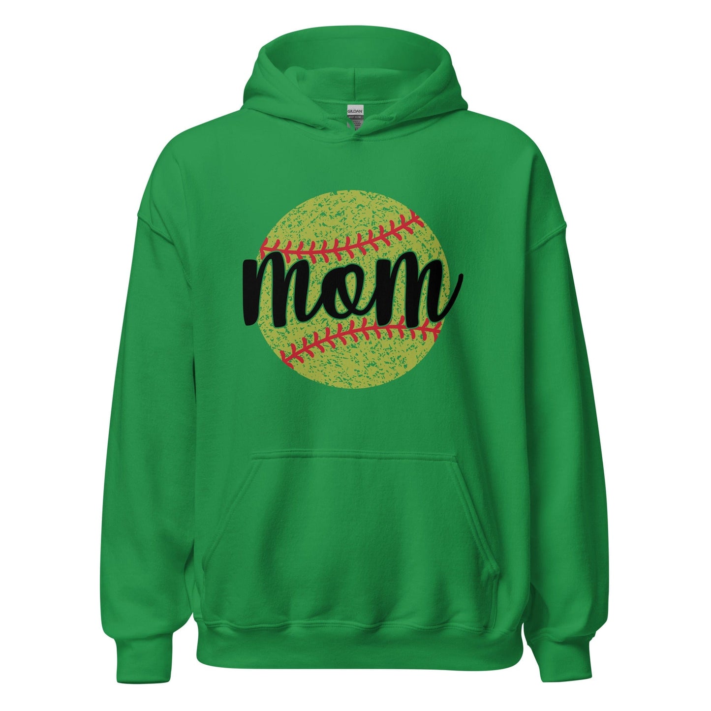 Softball Mom Hoodie Irish Green / S Spirit Gear Collective Hoodie