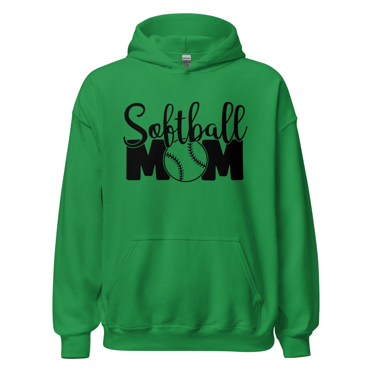 Softball Mom Hoodie Irish Green / S Spirit Gear Collective Hoodie