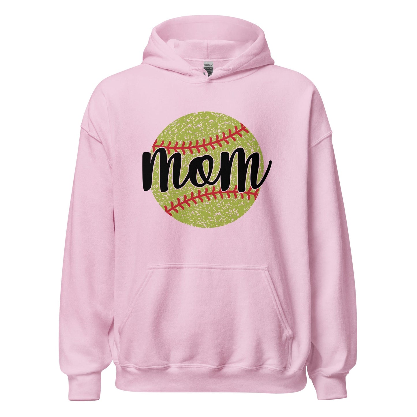 Softball Mom Hoodie Light Pink / S Spirit Gear Collective Hoodie