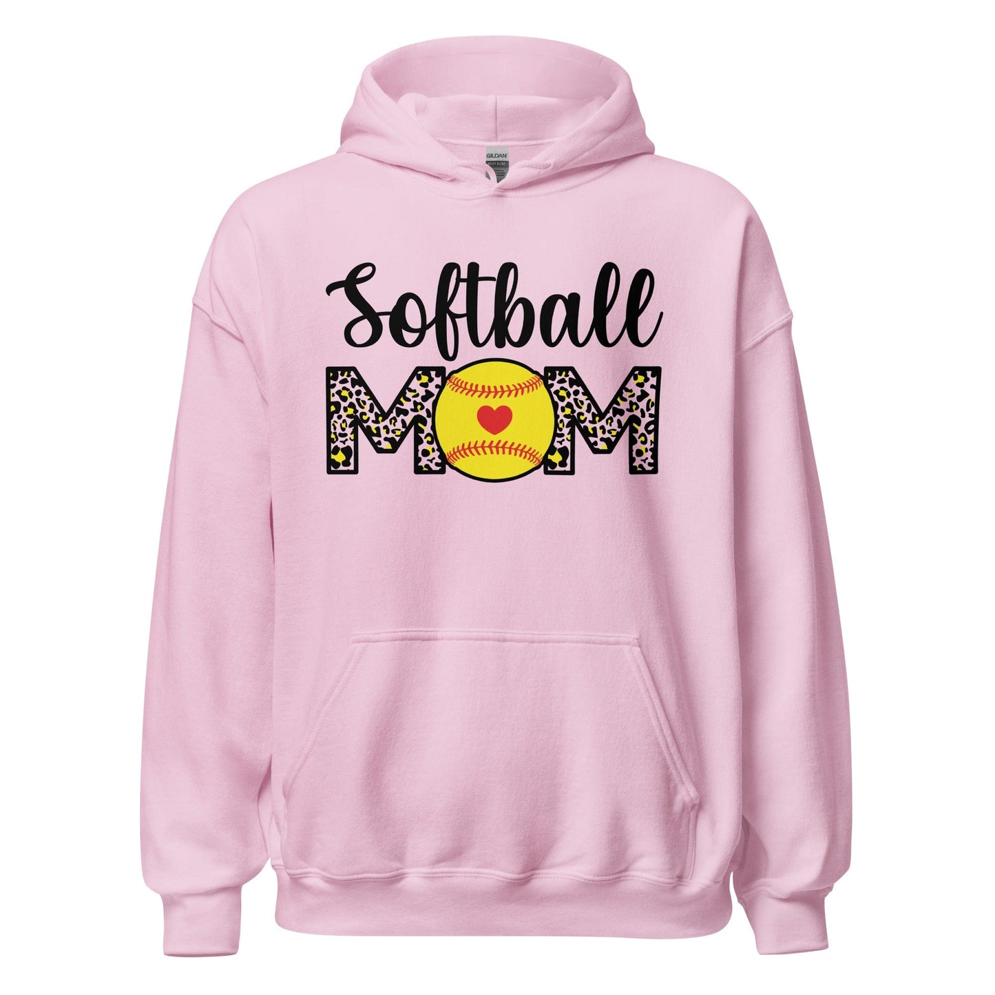 Softball Mom Hoodie Light Pink / S Spirit Gear Collective Hoodie