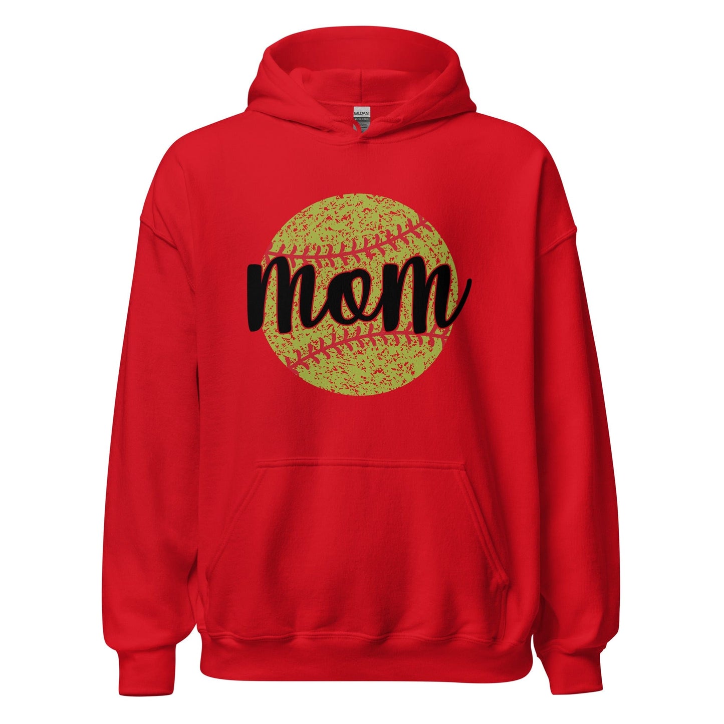 Softball Mom Hoodie Red / S Spirit Gear Collective Hoodie