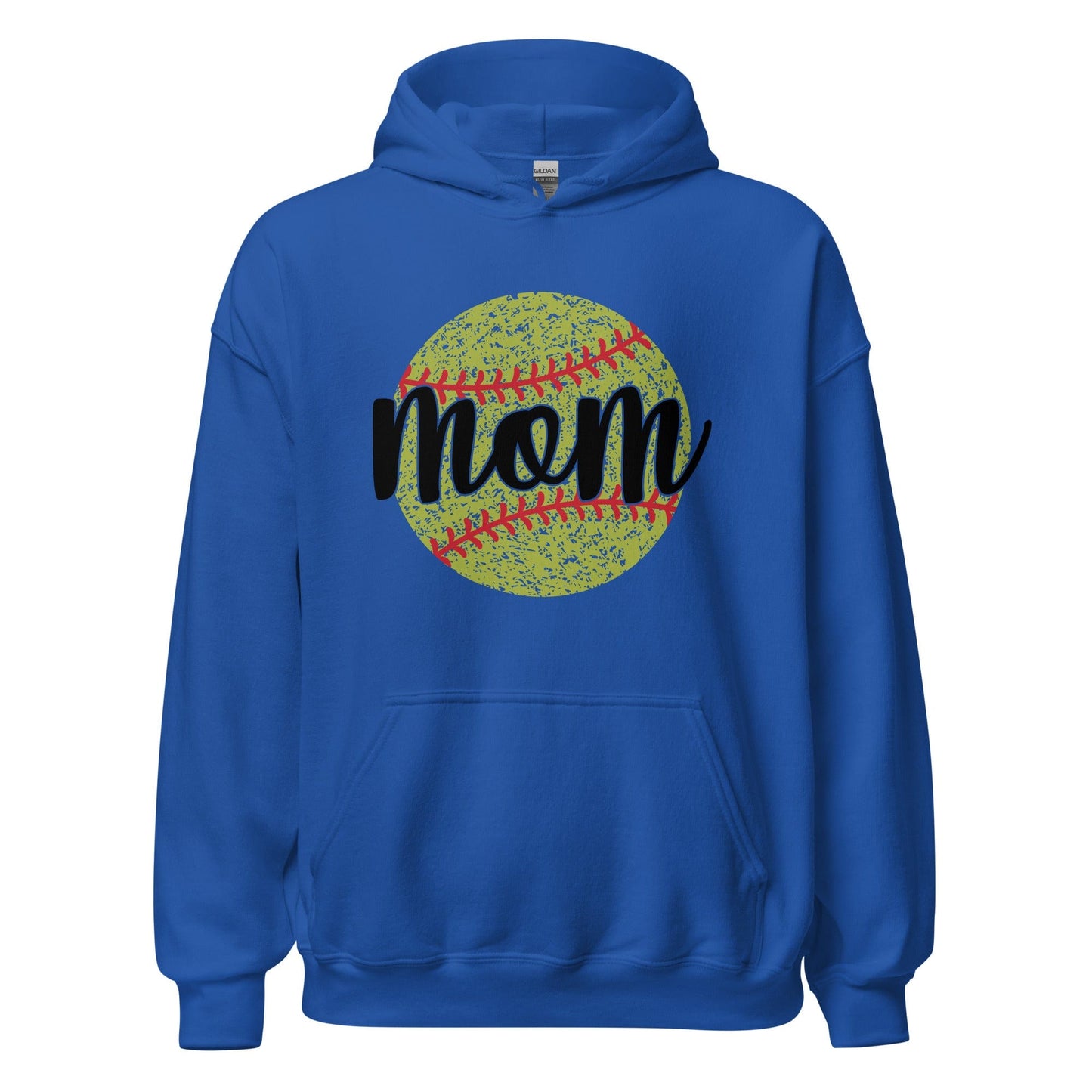 Softball Mom Hoodie Royal / S Spirit Gear Collective Hoodie