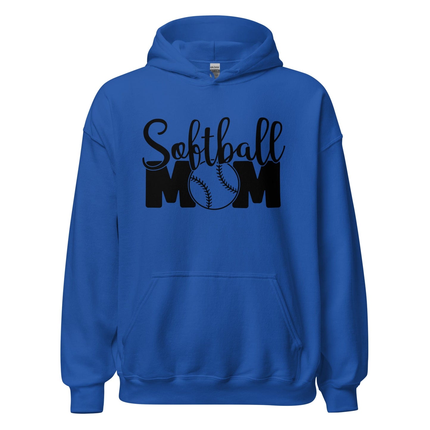 Softball Mom Hoodie Royal / S Spirit Gear Collective Hoodie