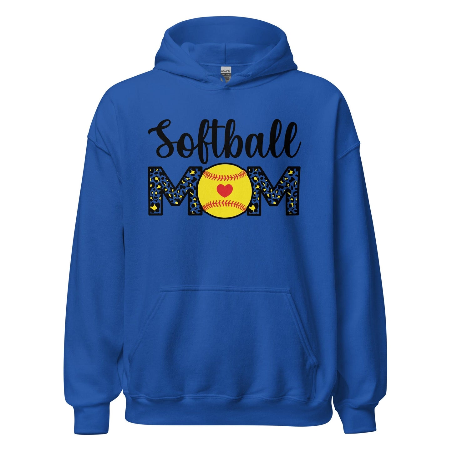 Softball Mom Hoodie Royal / S Spirit Gear Collective Hoodie