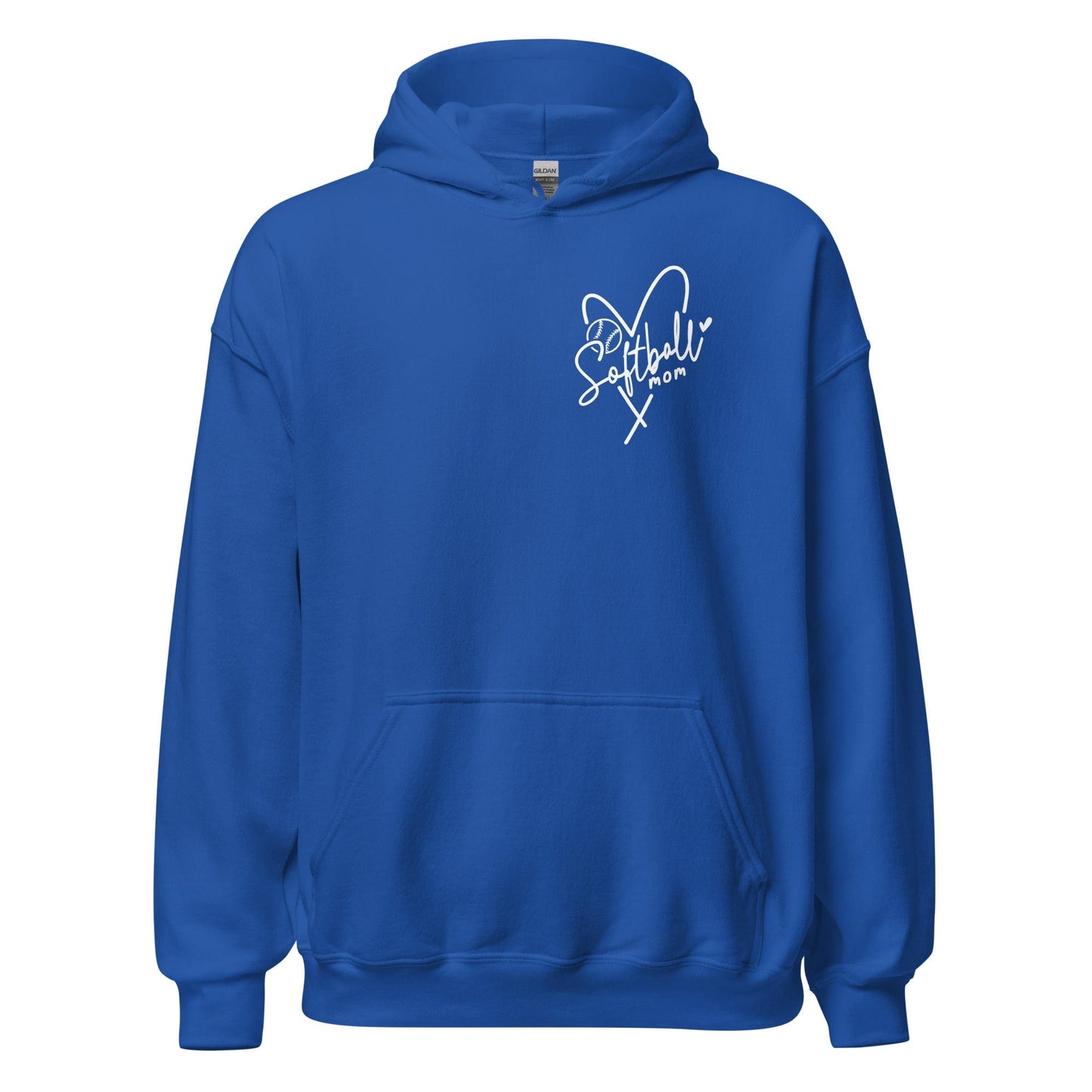 Softball Mom Hoodie Royal / S Spirit Gear Collective Hoodie