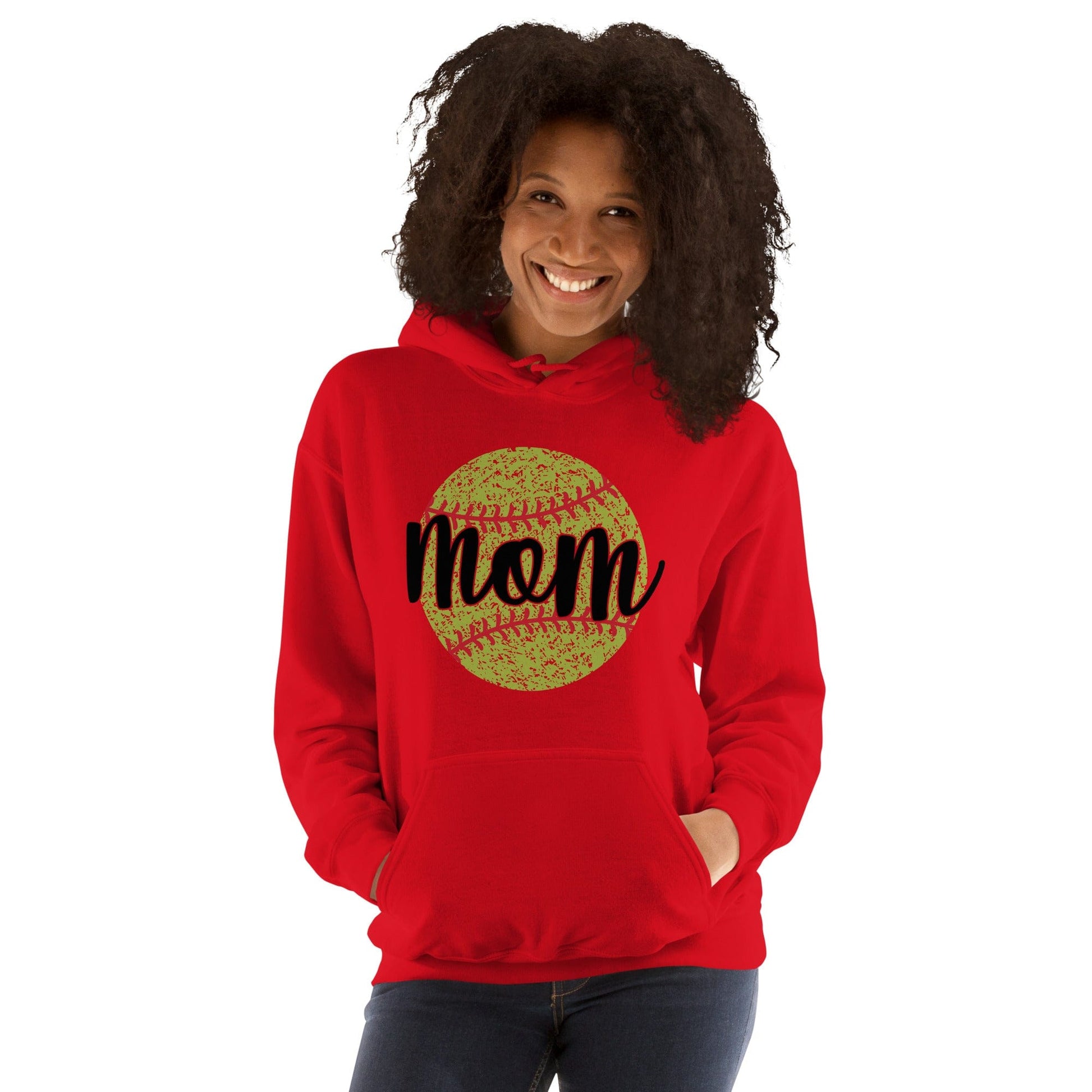 Softball Mom Hoodie Spirit Gear Collective Hoodie