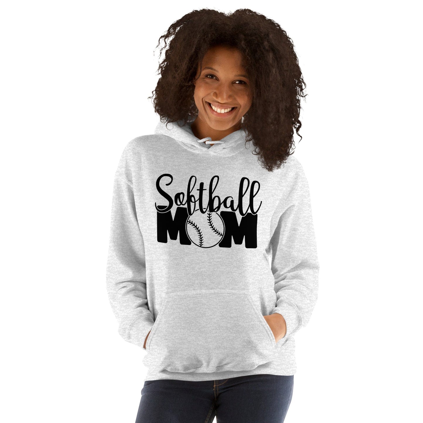Softball Mom Hoodie Spirit Gear Collective Hoodie