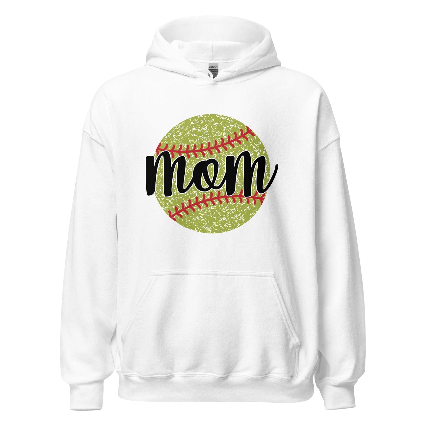 Softball Mom Hoodie White / S Spirit Gear Collective Hoodie