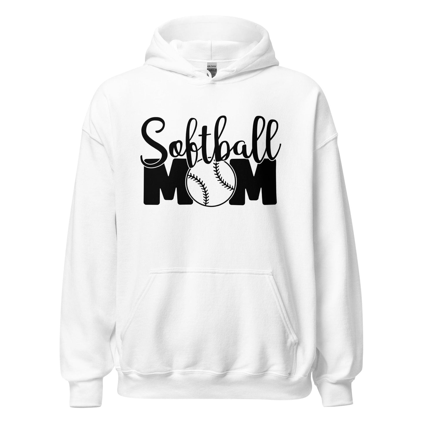 Softball Mom Hoodie White / S Spirit Gear Collective Hoodie
