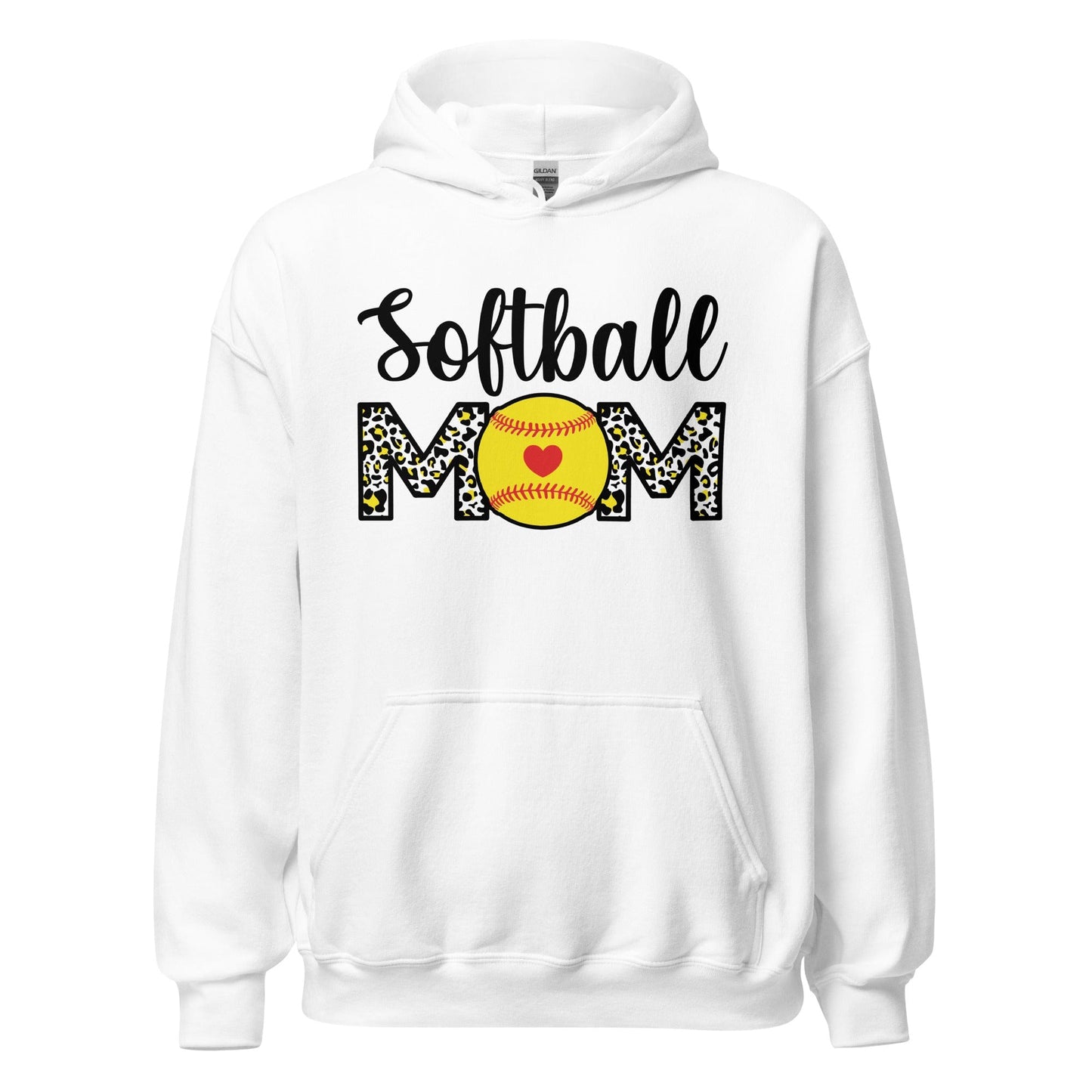 Softball Mom Hoodie White / S Spirit Gear Collective Hoodie