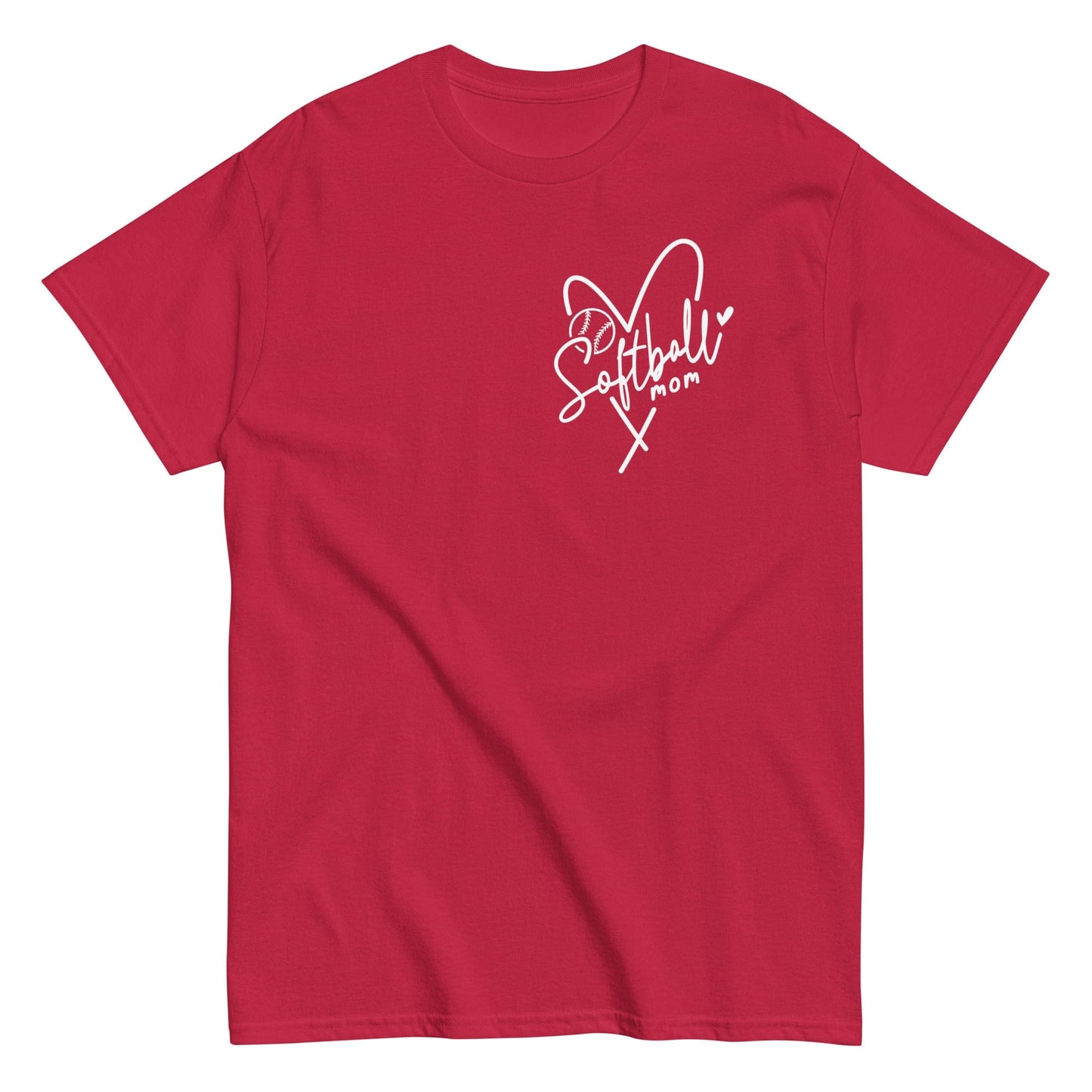 Softball Mom Shirt Cardinal / S Spirit Gear Collective T-Shirt