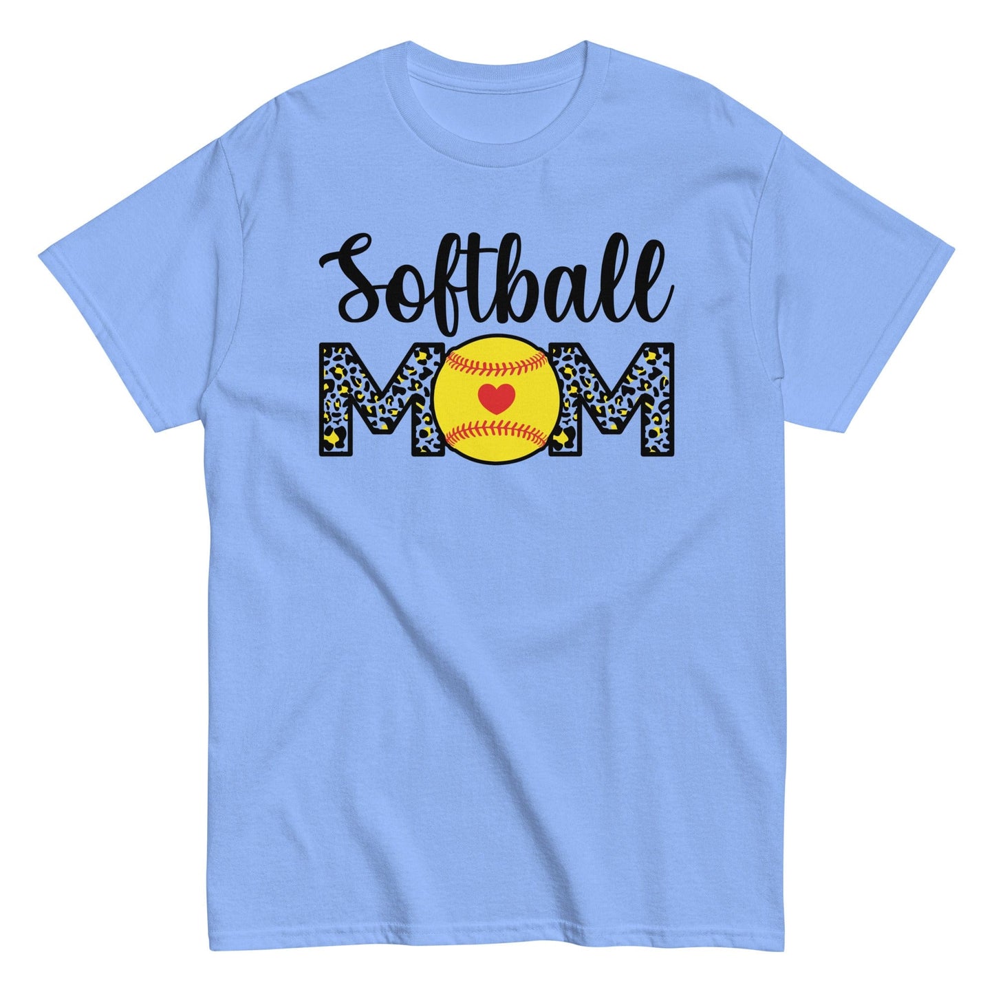 Softball Mom Shirt Carolina Blue / S Spirit Gear Collective T-Shirt