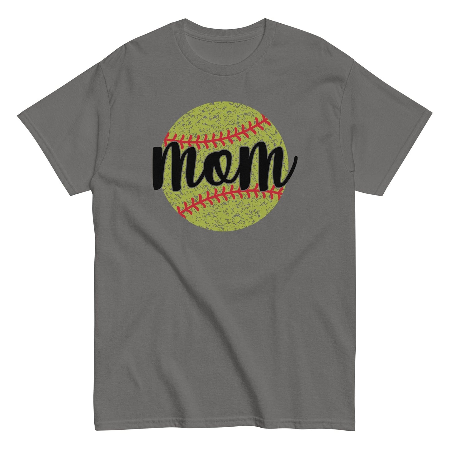 Softball Mom Shirt Charcoal / S Spirit Gear Collective T-Shirt