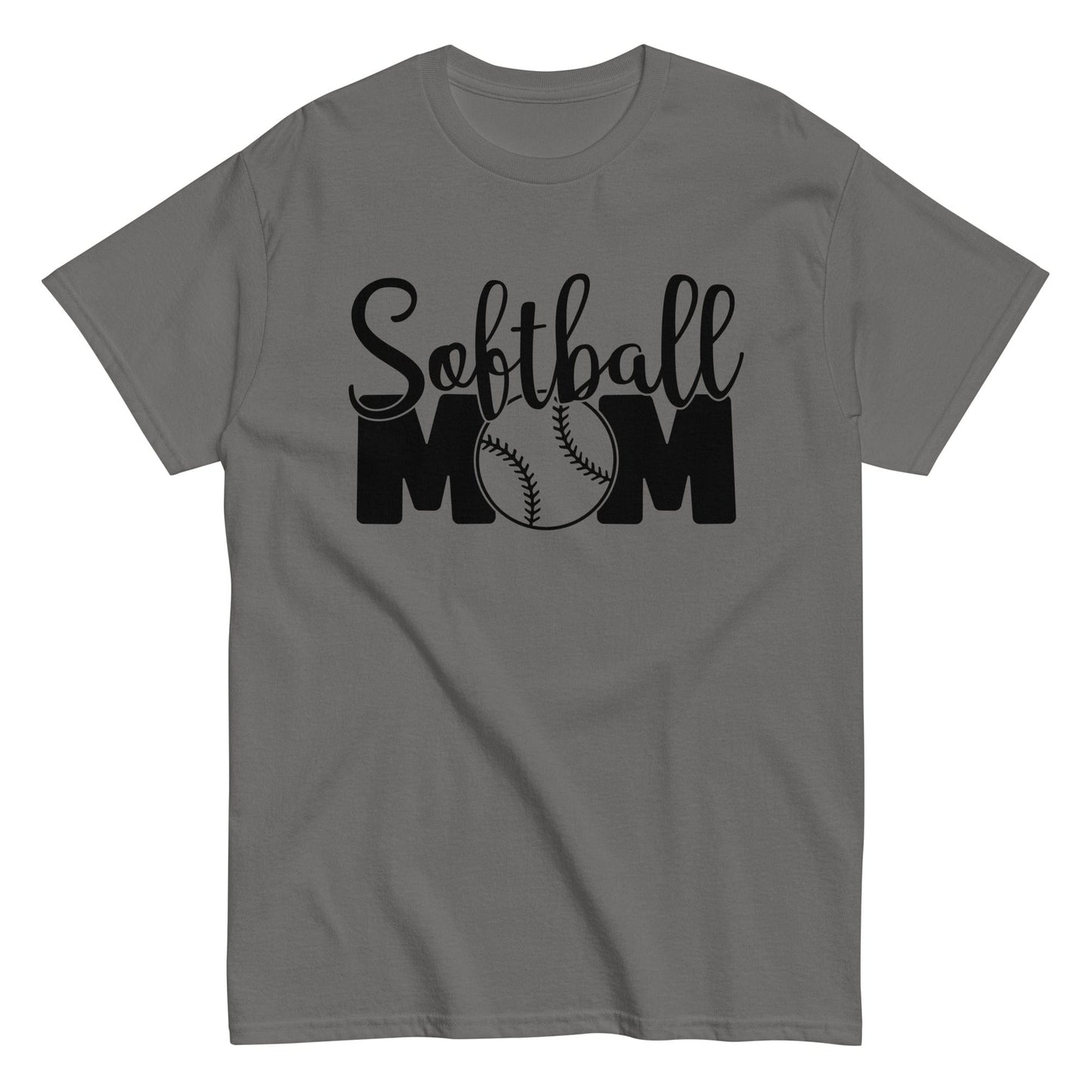 Softball Mom Shirt Charcoal / S Spirit Gear Collective T-Shirt