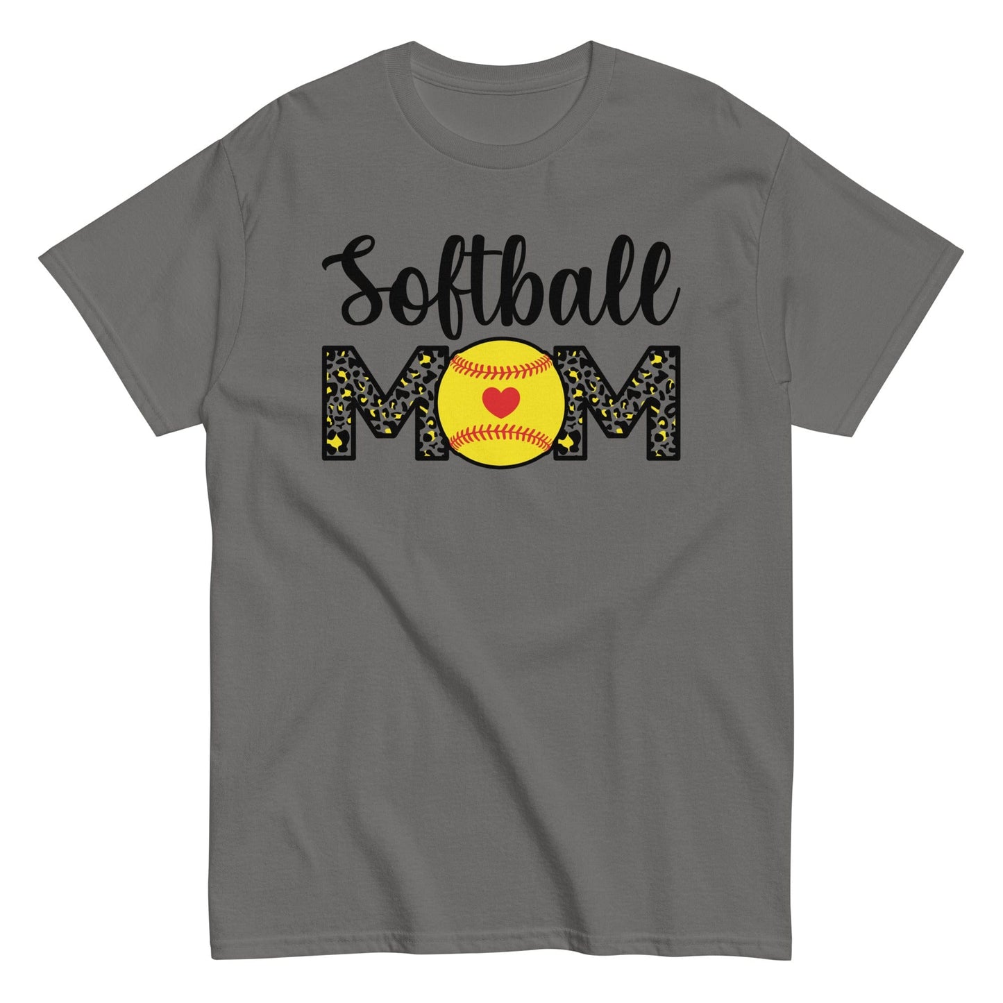 Softball Mom Shirt Charcoal / S Spirit Gear Collective T-Shirt