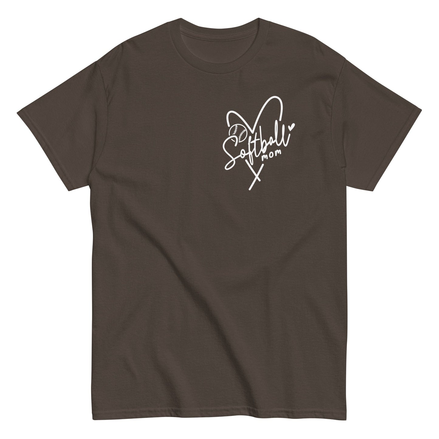 Softball Mom Shirt Dark Chocolate / S Spirit Gear Collective T-Shirt