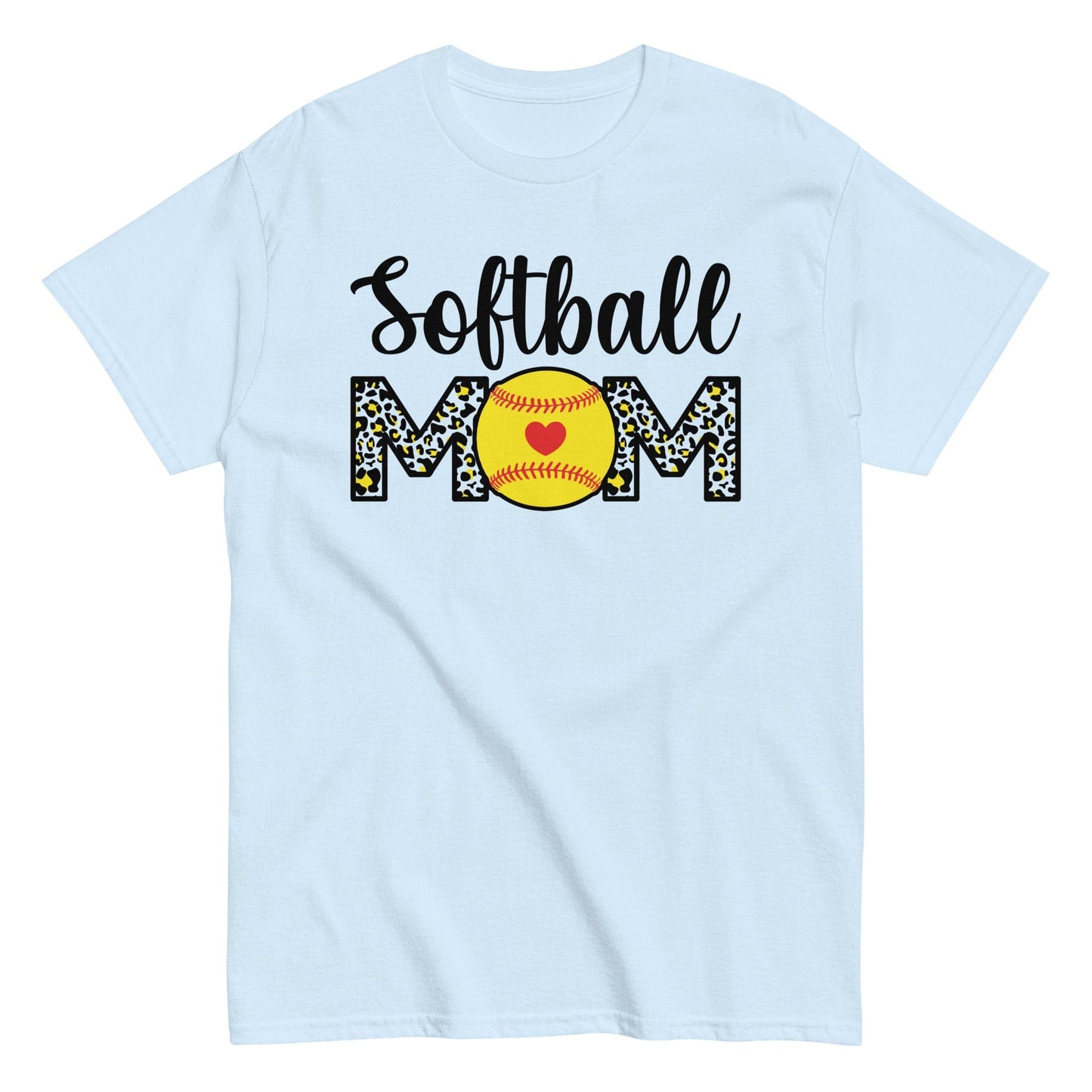 Softball Mom Shirt Light Blue / S Spirit Gear Collective T-Shirt