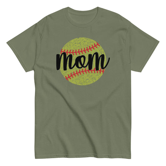 Softball Mom Shirt Military Green / S Spirit Gear Collective T-Shirt