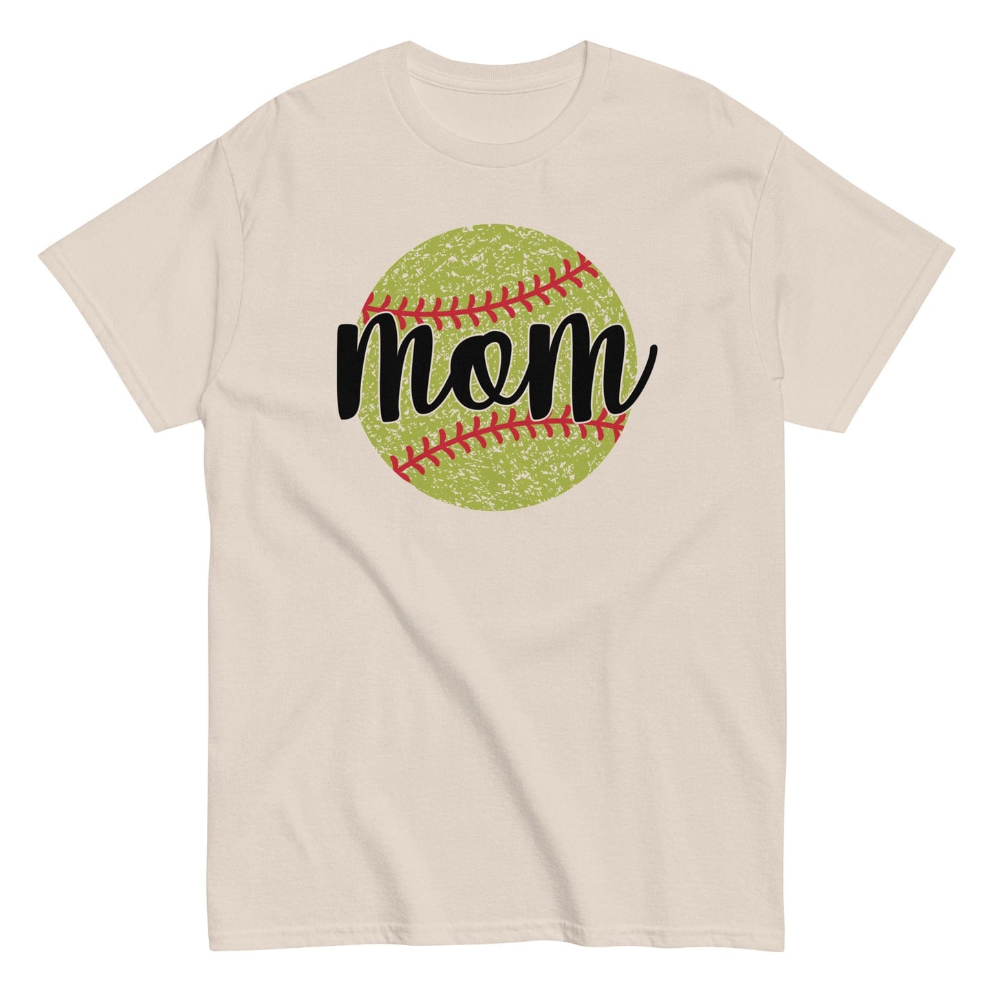 Softball Mom Shirt Natural / S Spirit Gear Collective T-Shirt