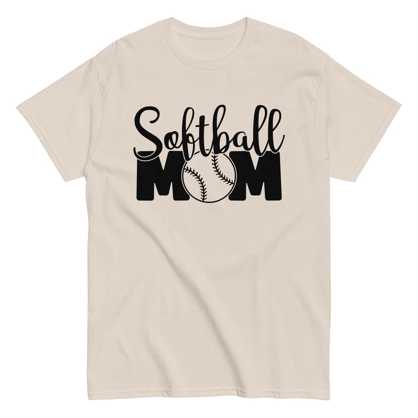 Softball Mom Shirt Natural / S Spirit Gear Collective T-Shirt