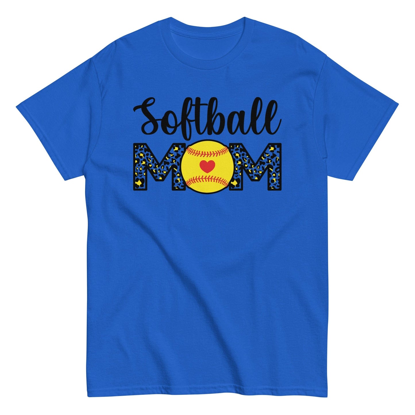 Softball Mom Shirt Royal / S Spirit Gear Collective T-Shirt