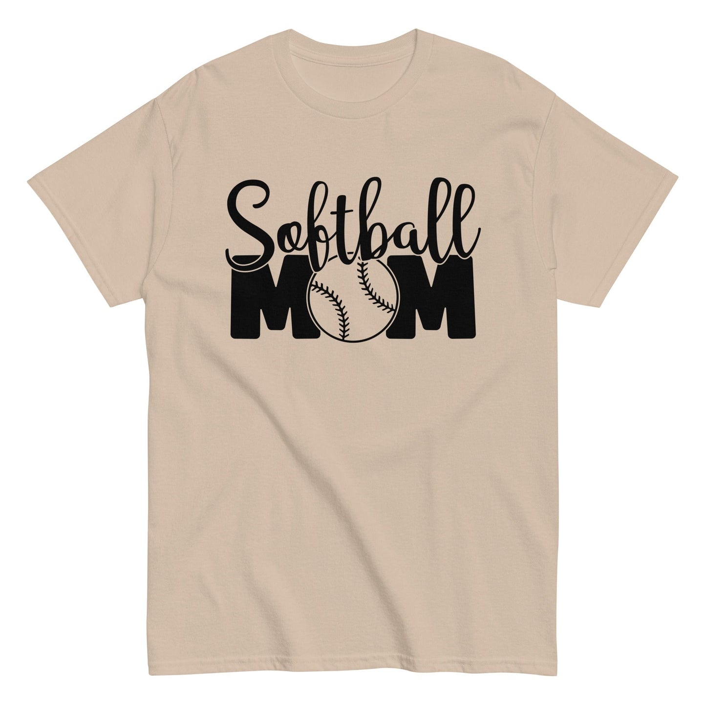 Softball Mom Shirt Sand / S Spirit Gear Collective T-Shirt