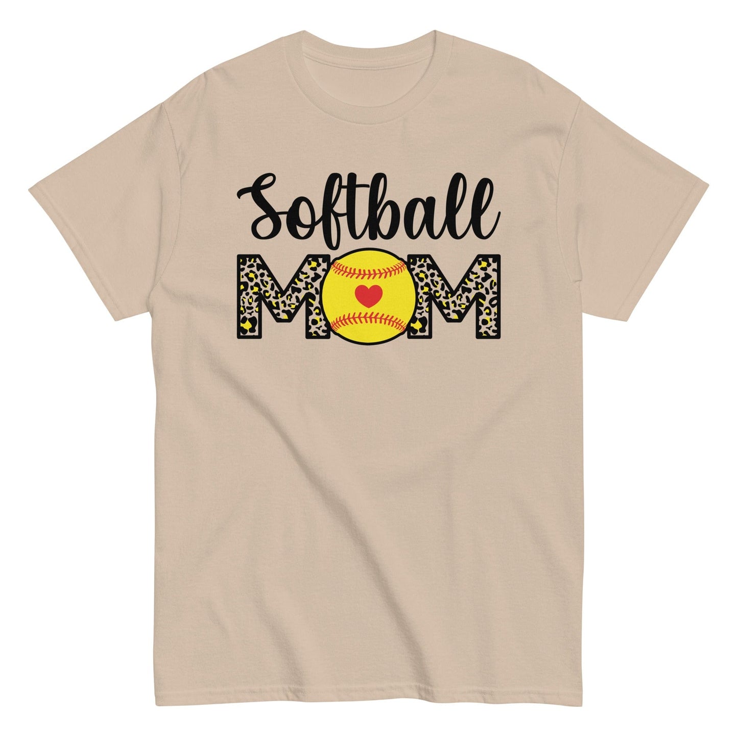 Softball Mom Shirt Sand / S Spirit Gear Collective T-Shirt