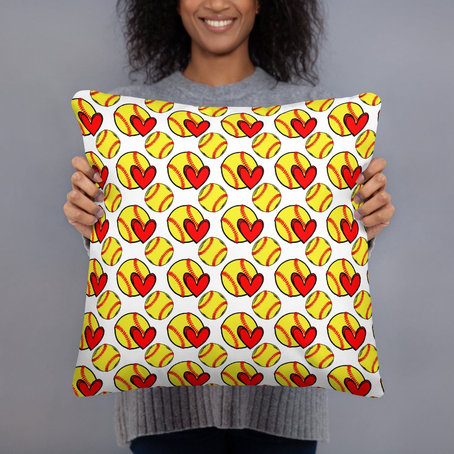 Softball Pillow 18″×18″ Spirit Gear Collective Pillow