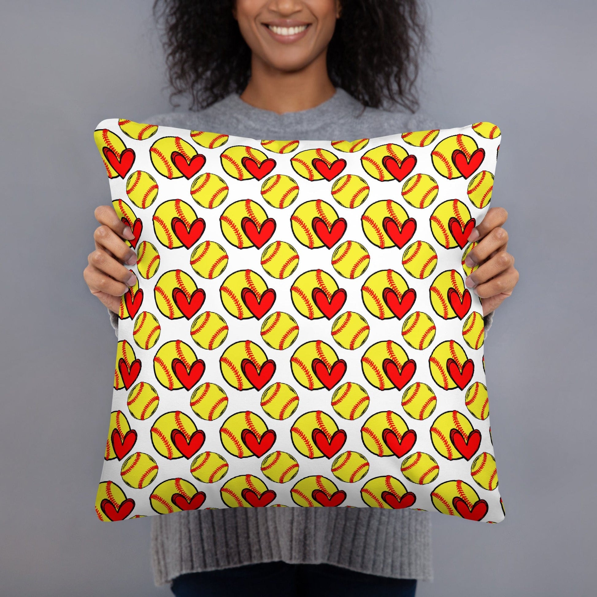 Softball Pillow 18″×18″ Spirit Gear Collective Pillow
