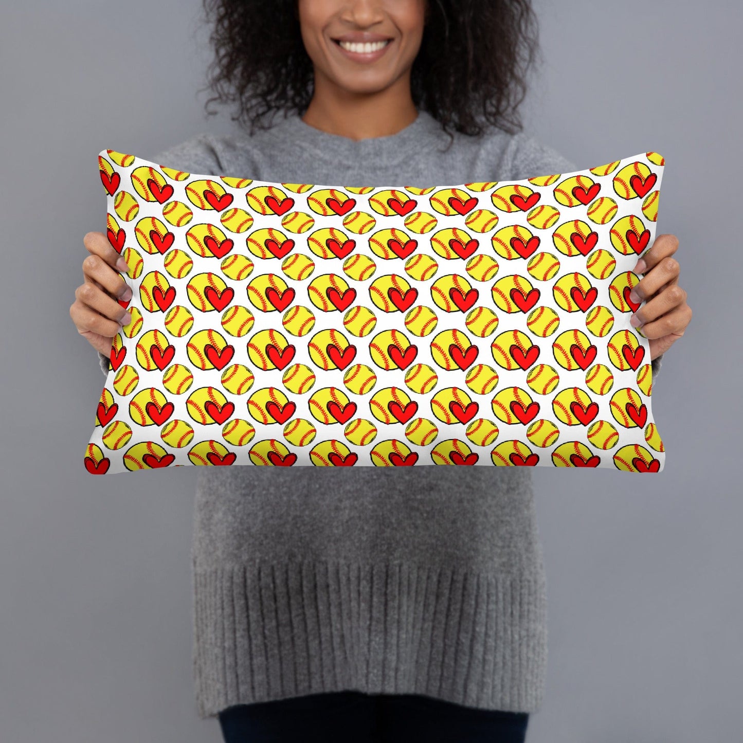 Softball Pillow 20″×12″ Spirit Gear Collective Pillow