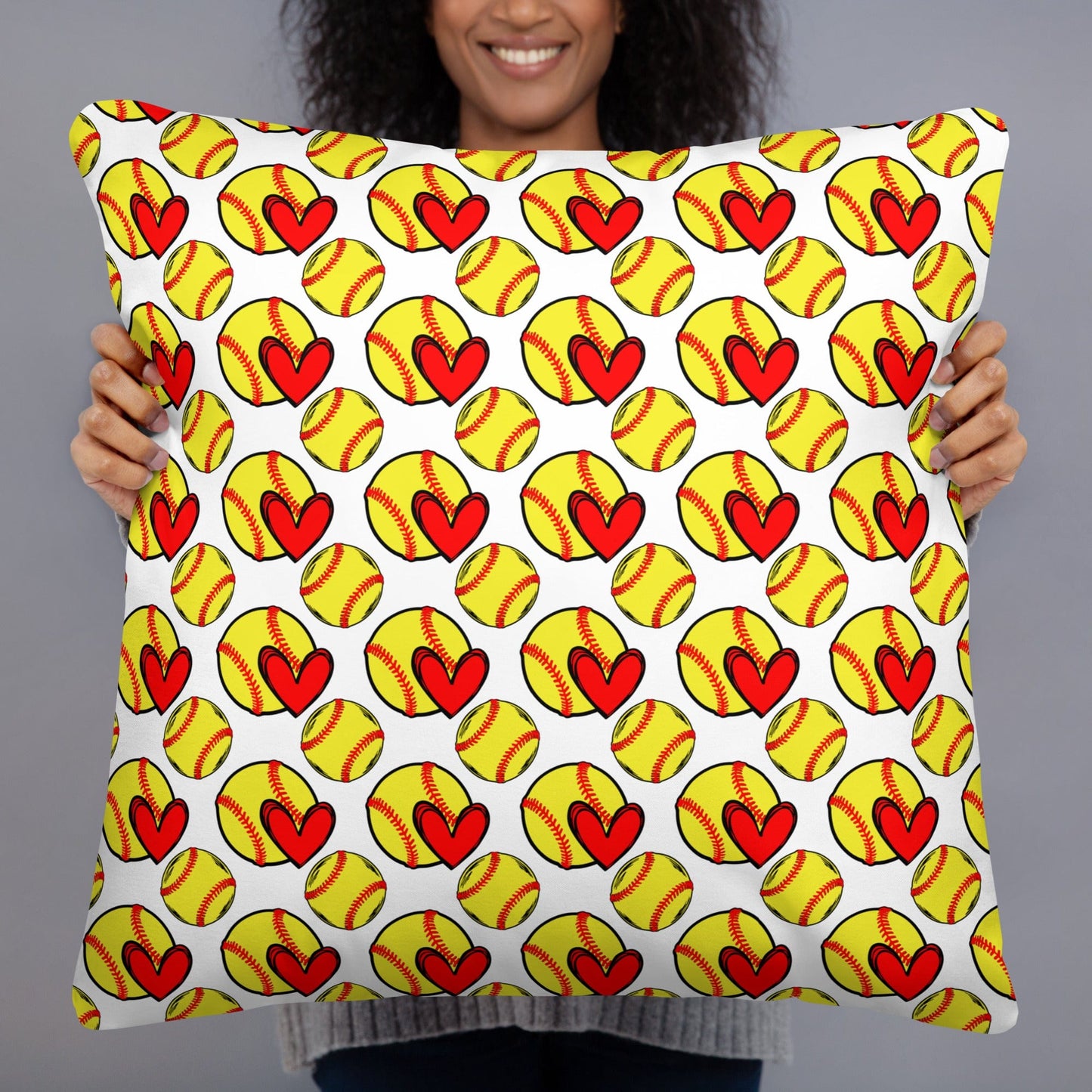 Softball Pillow 22″×22″ Spirit Gear Collective Pillow