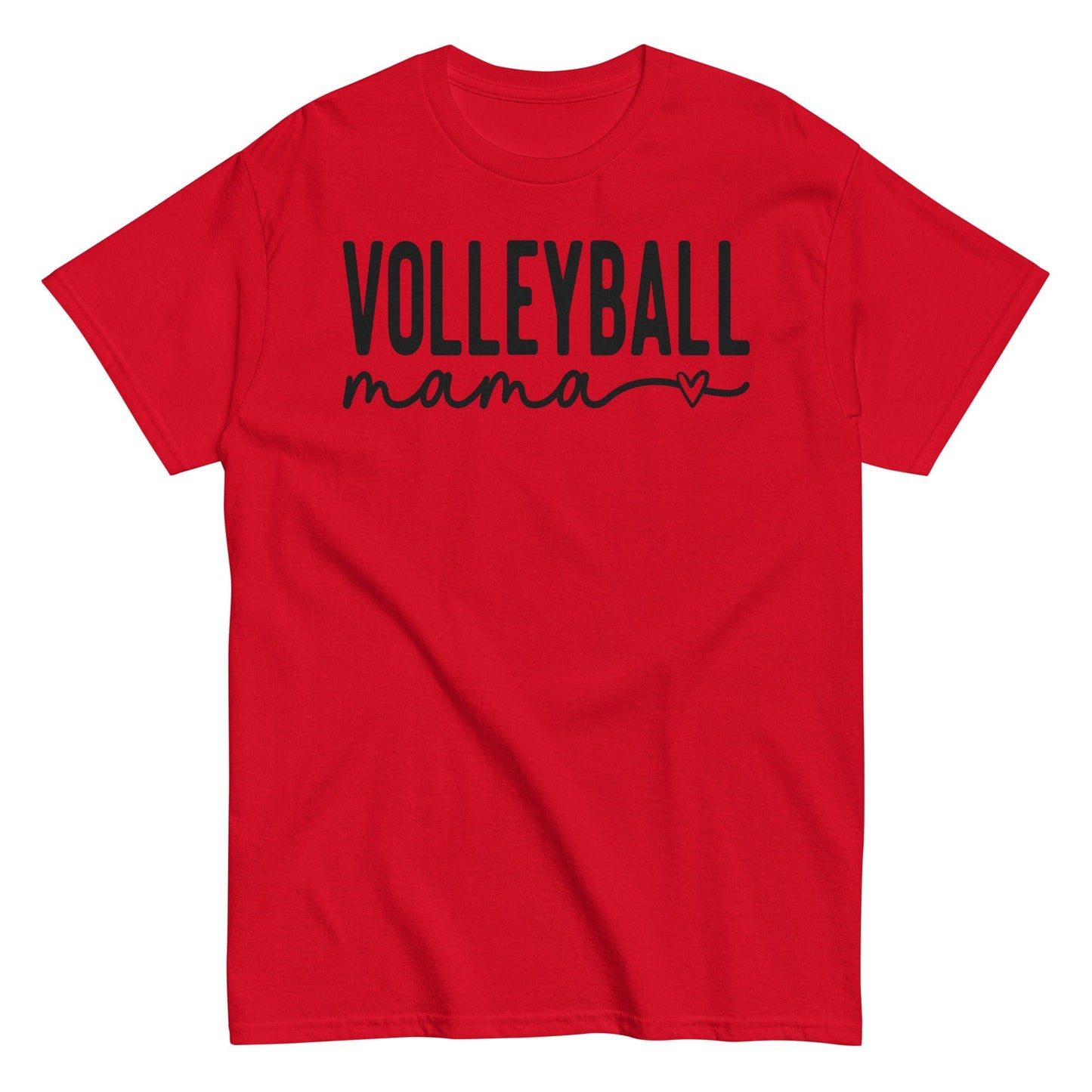 Sweet Volleyball Mama Script Tee Red / S Spirit Gear Collective T-Shirt
