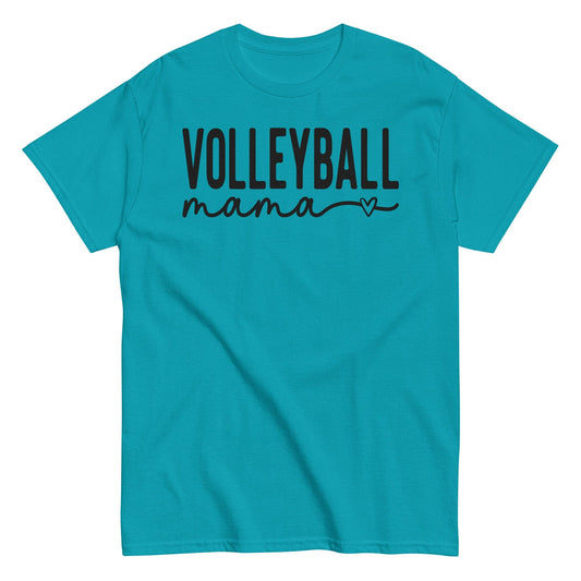 Sweet Volleyball Mama Script Tee Tropical Blue / S Spirit Gear Collective T-Shirt