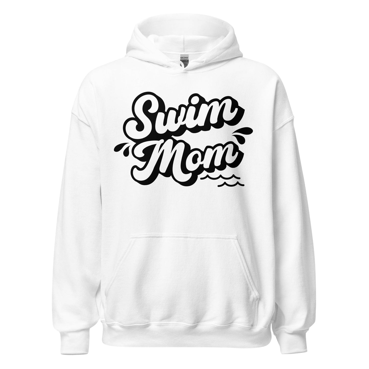 Swim Mom Hoodie – Cozy Comfort for the Ultimate Poolside Supporter White / S Spirit Gear Collective Hoodie