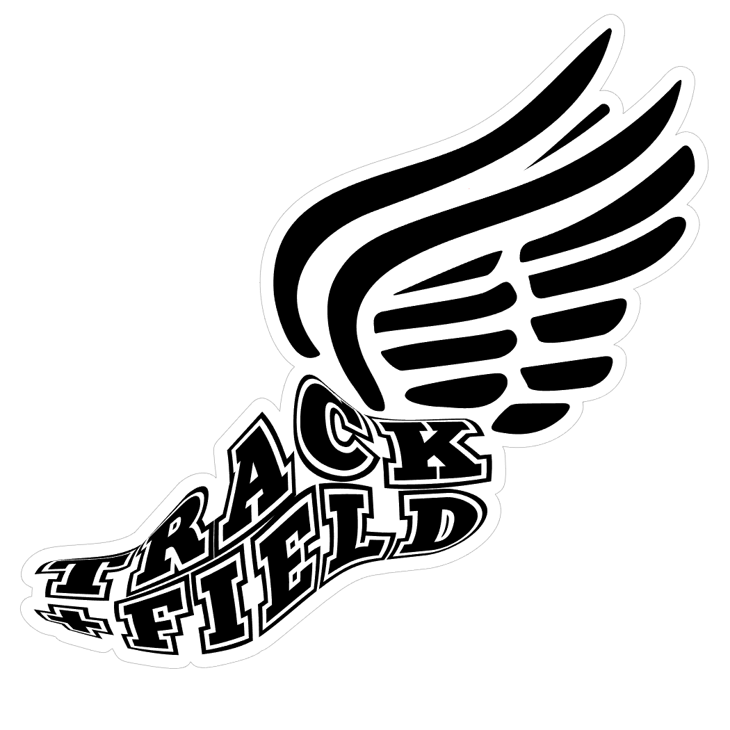 Track and Field Shoe with Wings Sticker Spirit Gear Collective Sticker