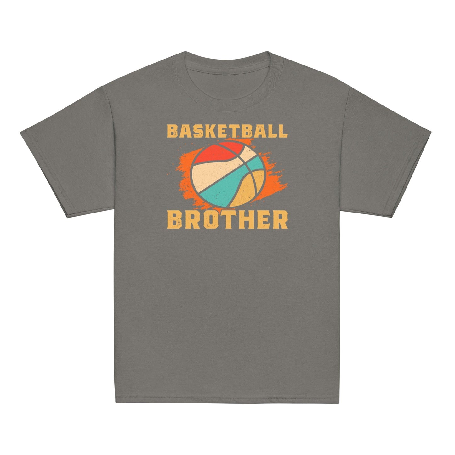 Vintage Basketball Brother Tee Charcoal / XS Spirit Gear Collective Basketball Brother Shirt