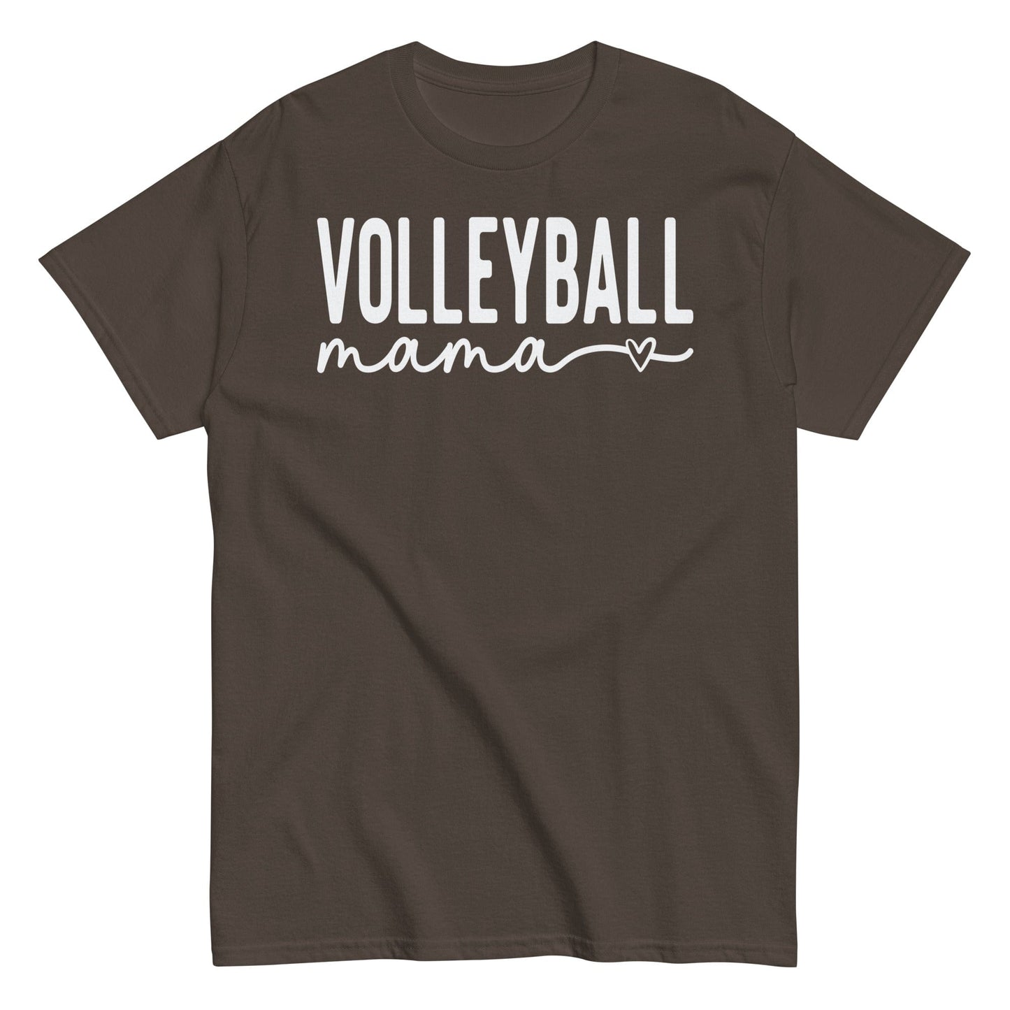 Volleyball Mama Classic Tee Dark Chocolate / S Spirit Gear Collective T-Shirt