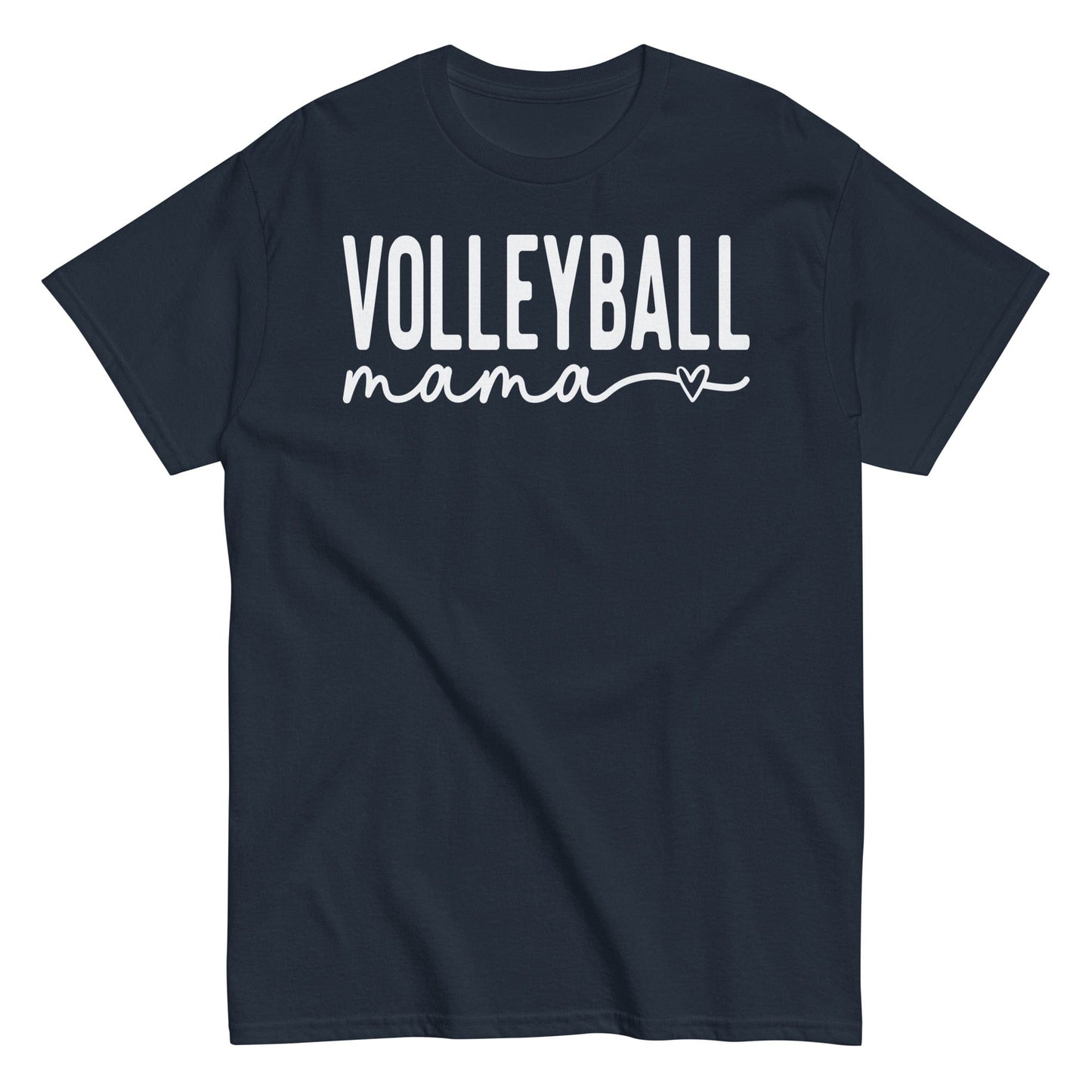 Volleyball Mama Classic Tee Navy / S Spirit Gear Collective T-Shirt