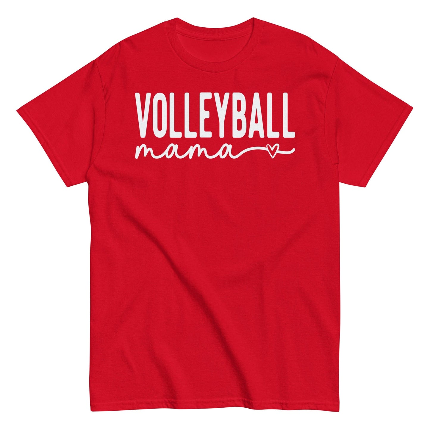 Volleyball Mama Classic Tee Red / S Spirit Gear Collective T-Shirt
