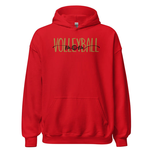 Volleyball Mom Era Hoodie – Clean & Casual Red / S Spirit Gear Collective Hoodie