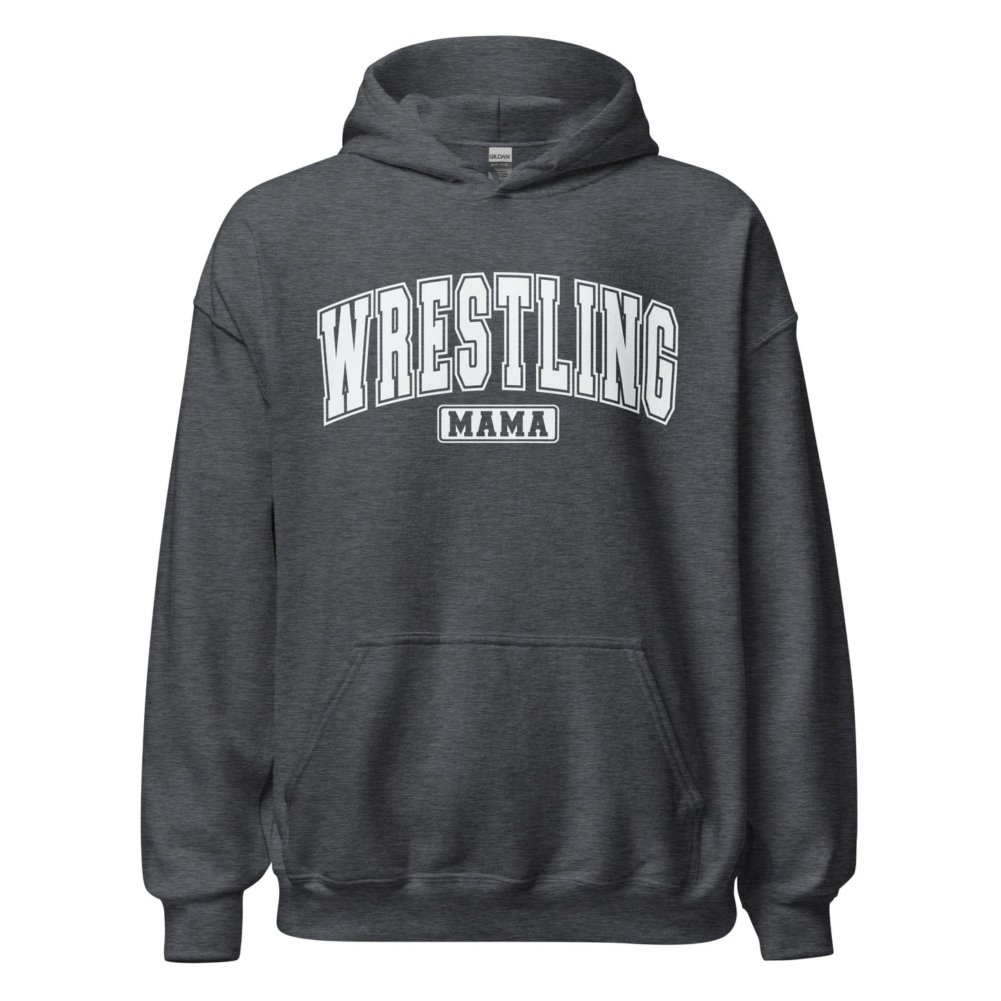 Wrestling Mama Hoodie Dark Heather / S Spirit Gear Collective Hoodie