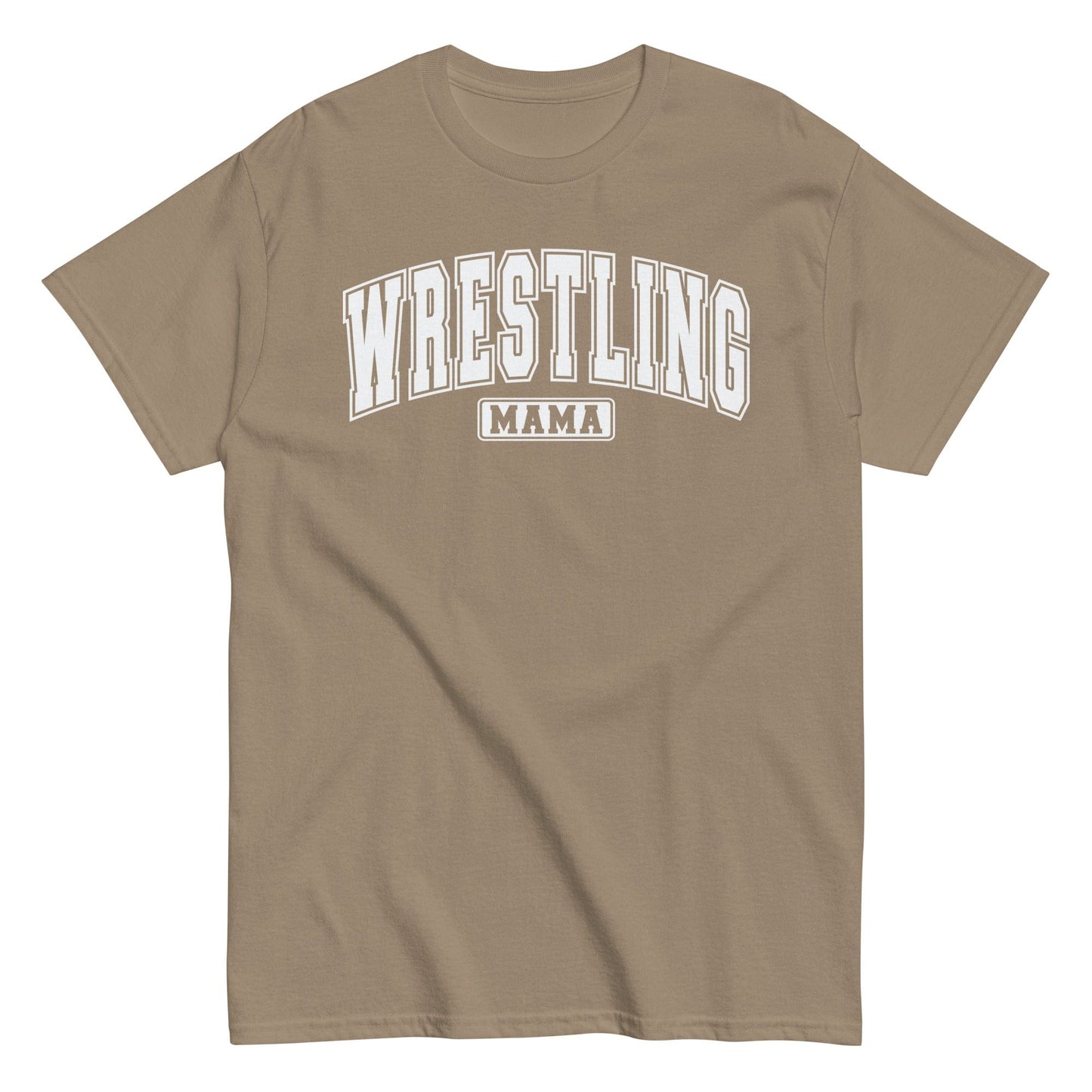 Wrestling Mama Shirt Brown Savana / S Spirit Gear Collective T-Shirt