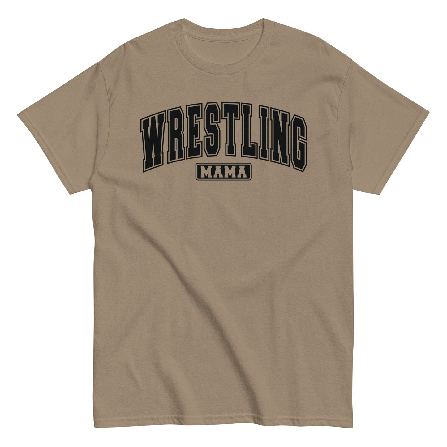 Wrestling Mama Shirt Brown Savana / S Spirit Gear Collective T-Shirt