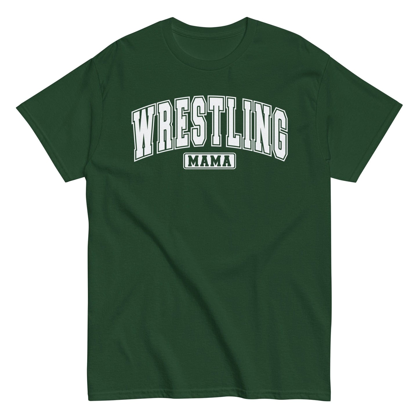 Wrestling Mama Shirt Forest Green / S Spirit Gear Collective T-Shirt