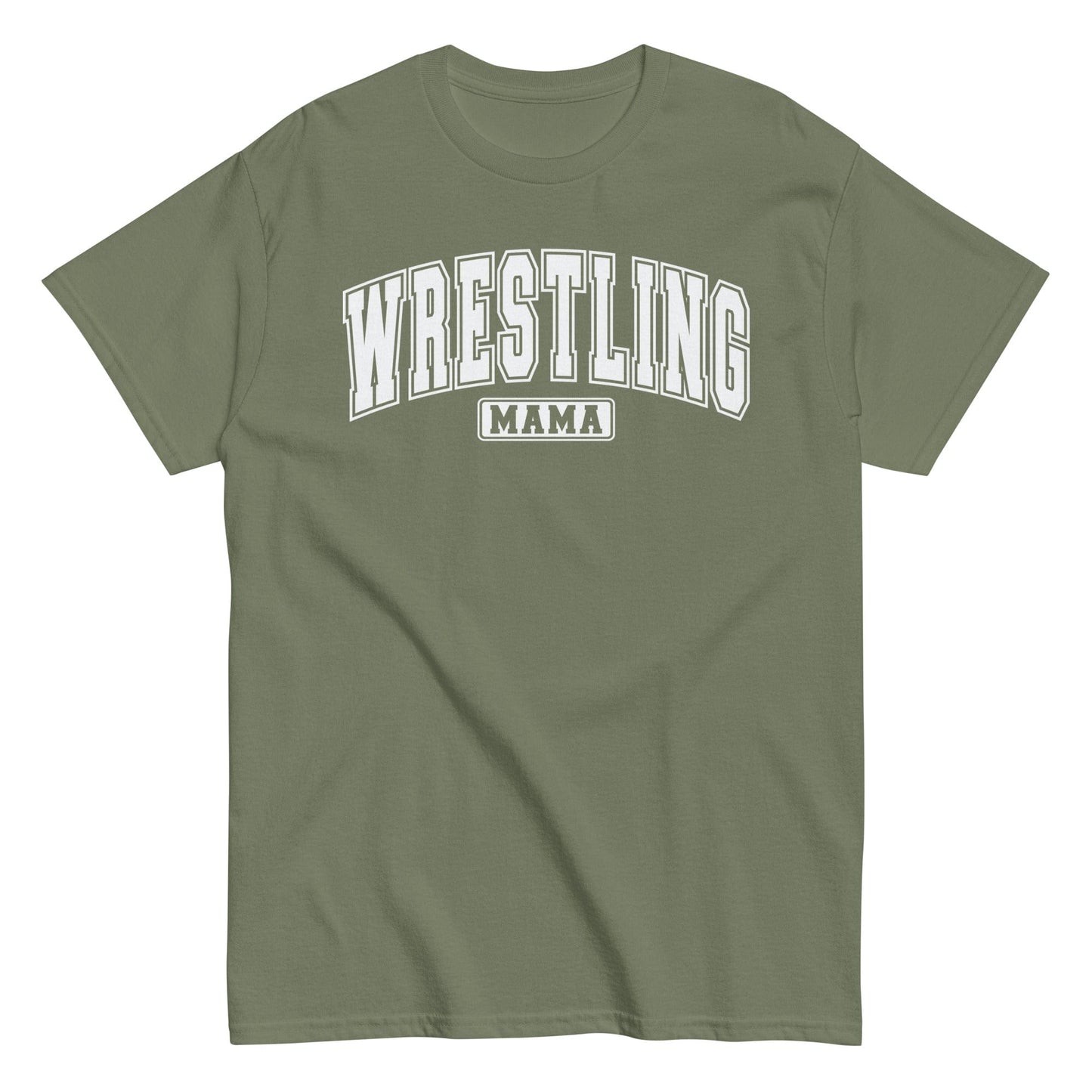 Wrestling Mama Shirt Military Green / S Spirit Gear Collective T-Shirt