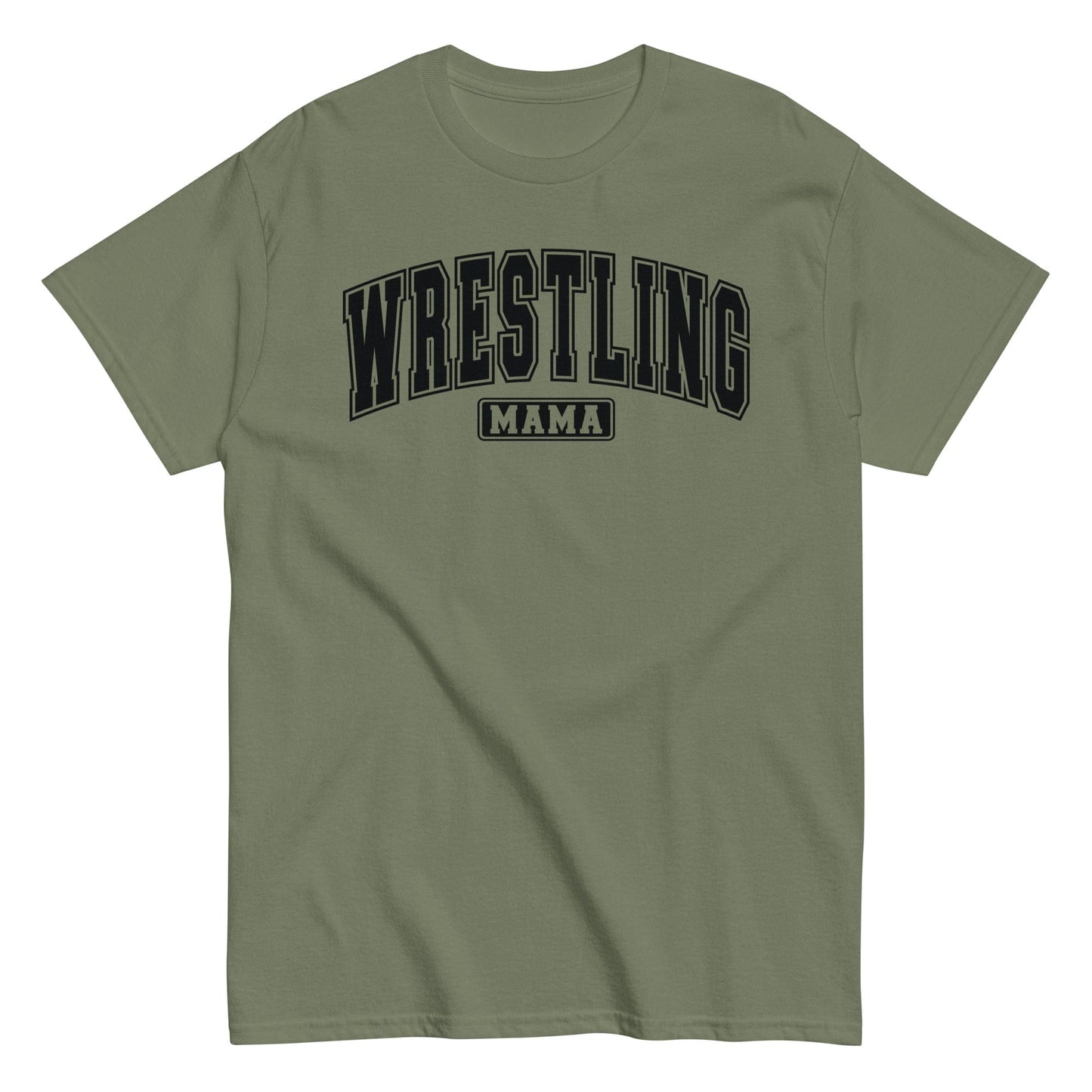 Wrestling Mama Shirt Military Green / S Spirit Gear Collective T-Shirt