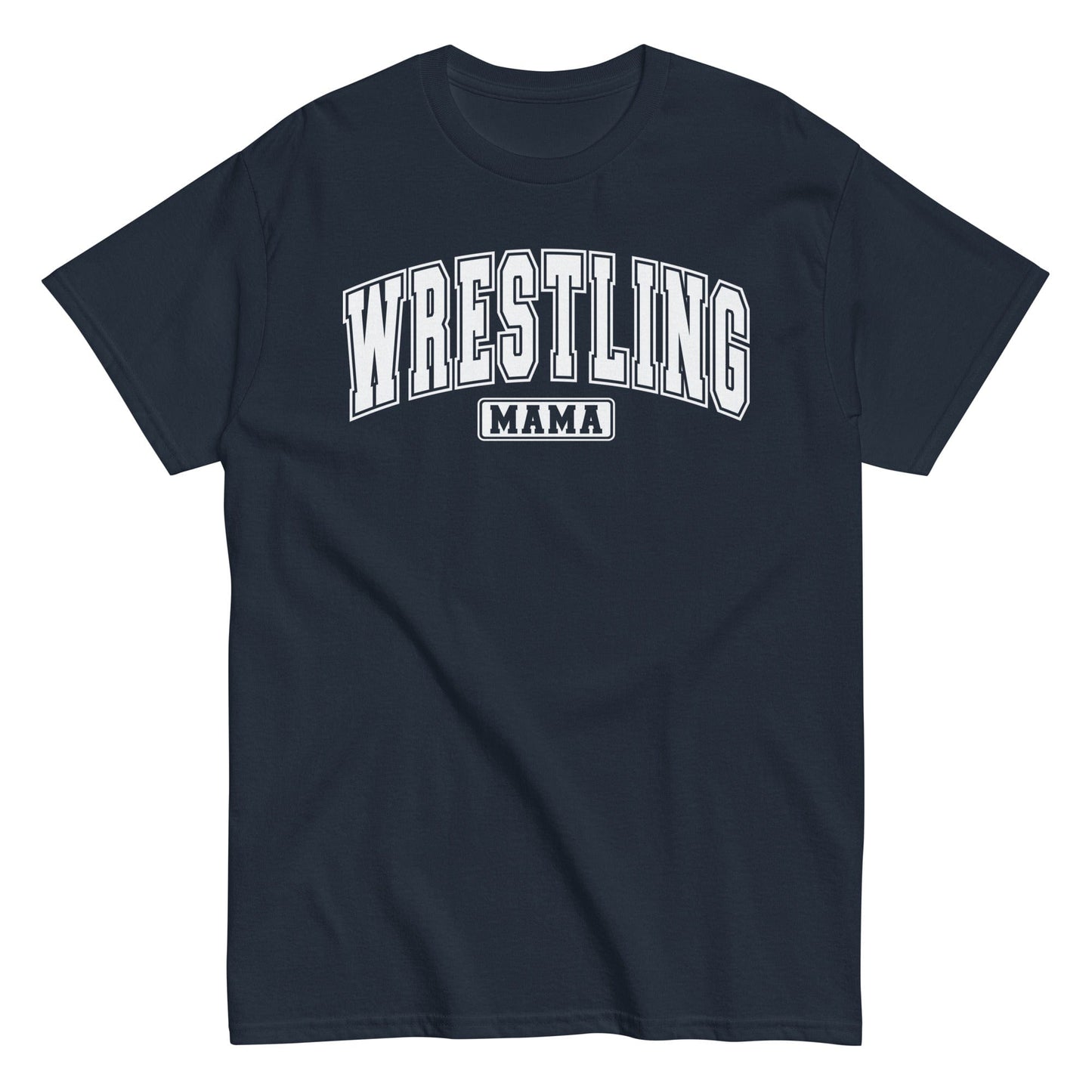 Wrestling Mama Shirt Navy / S Spirit Gear Collective T-Shirt